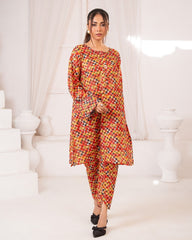 PRINTED ESSENTIAL 2PC - Misty Colours