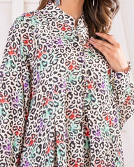 PRINTED ESSENTIAL CO-ORD - Pop Leopard