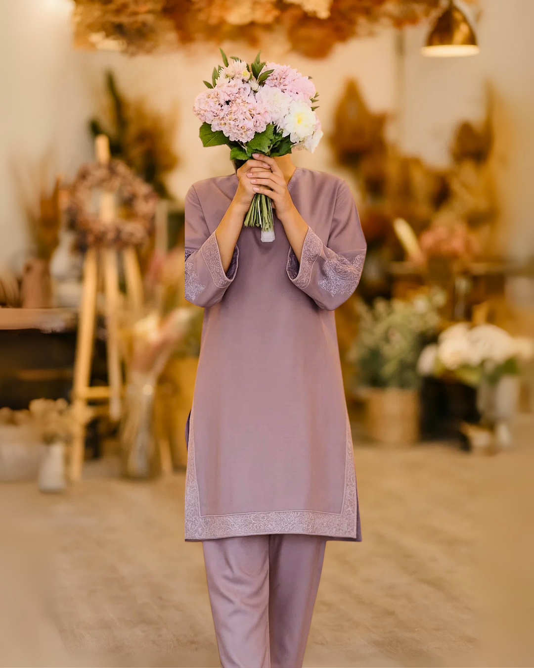 2 pcs solid embroidery- GUL-E-NAZUK