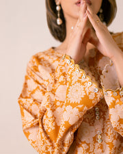 PRINTED ESSENTIAL 2PC CO-ORD - Burnt Ocher