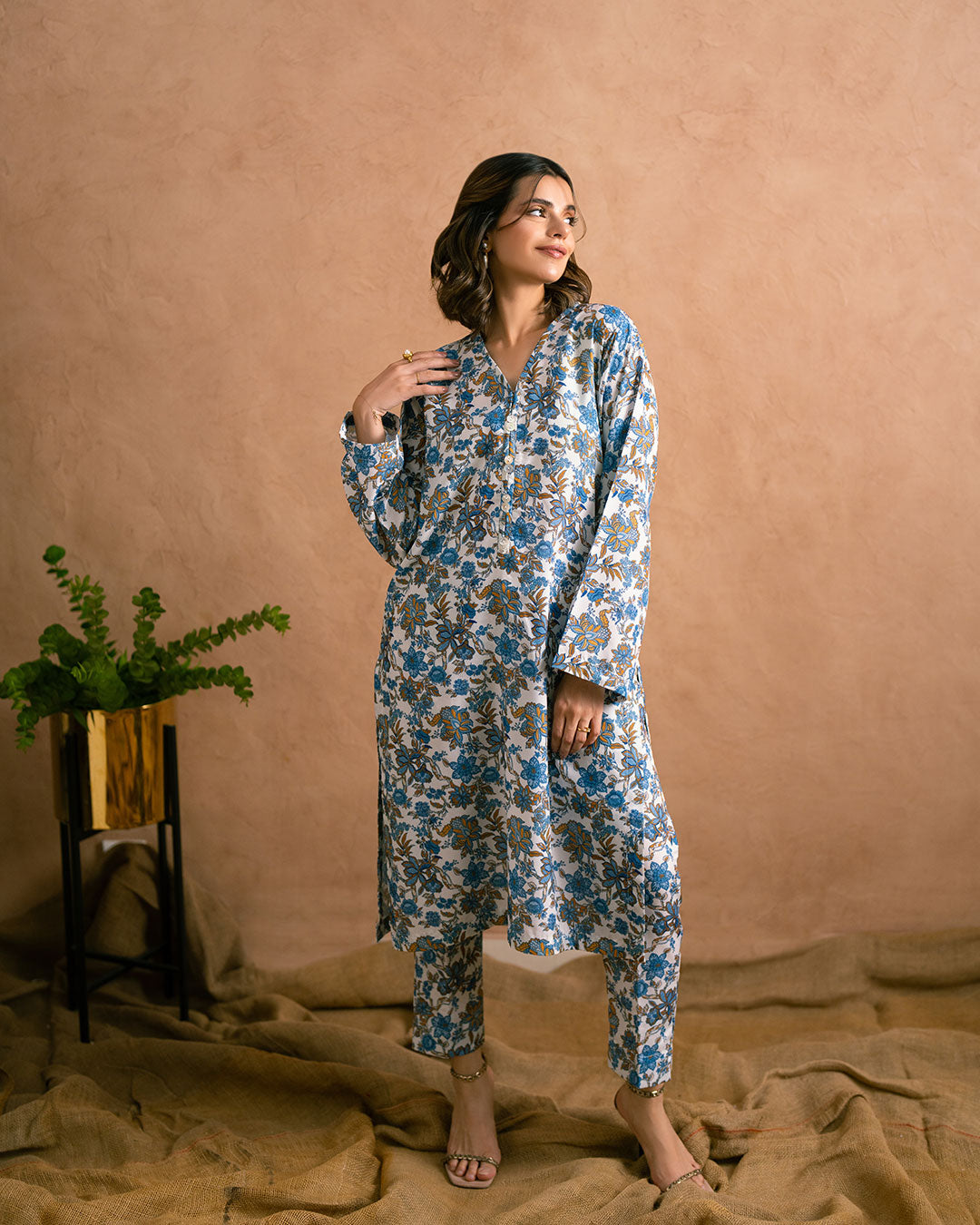 PRINTED ESSENTIAL 2PC CO-ORD - Chinoiseries Bliss