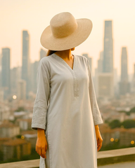 2-Piece Solid Embroidered– Raat Ki Roshi