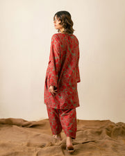 PRINTED ESSENTIAL 2PC CO-ORD - Sage