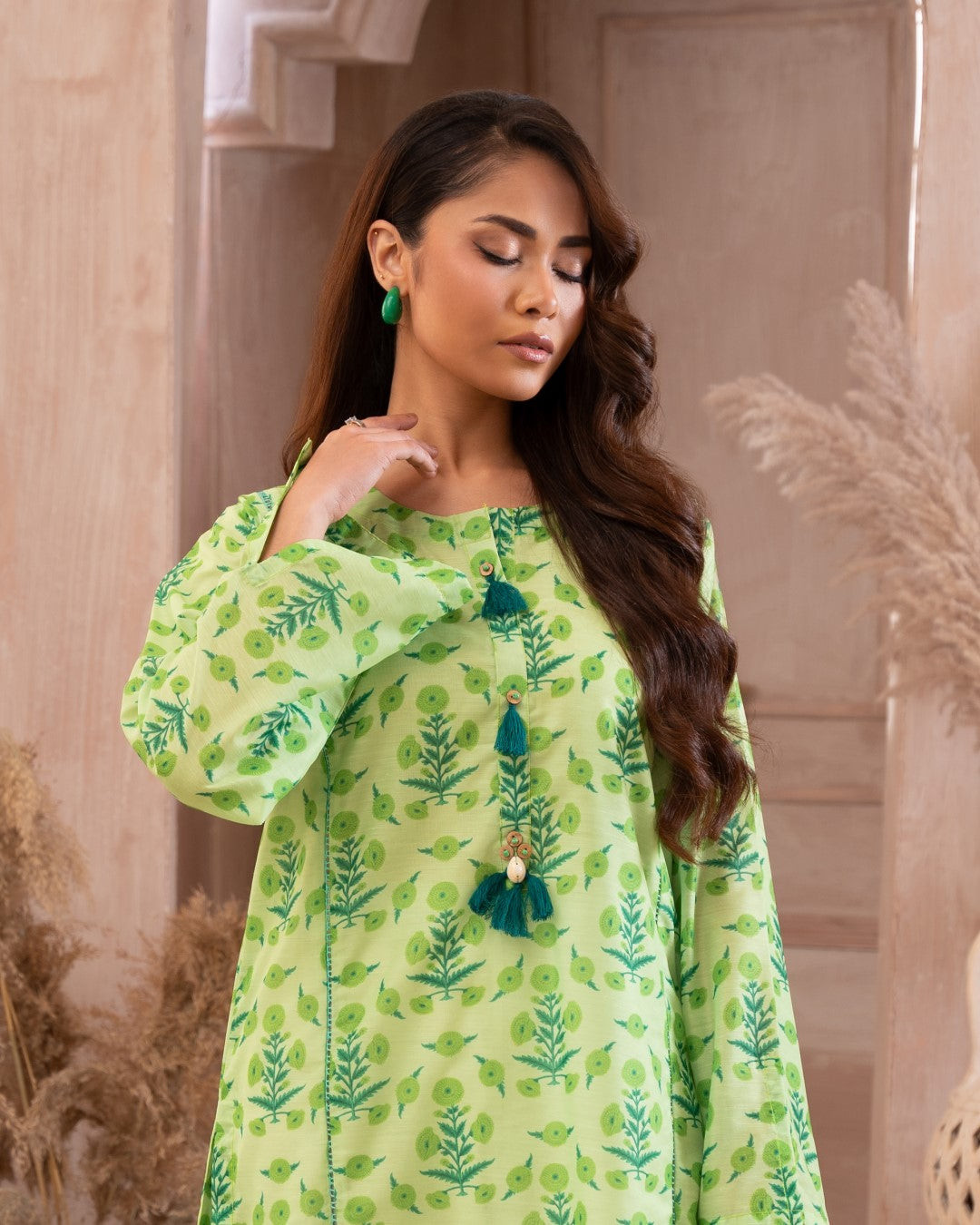 PRINTED ESSENTIAL 2PC - Green Cluster