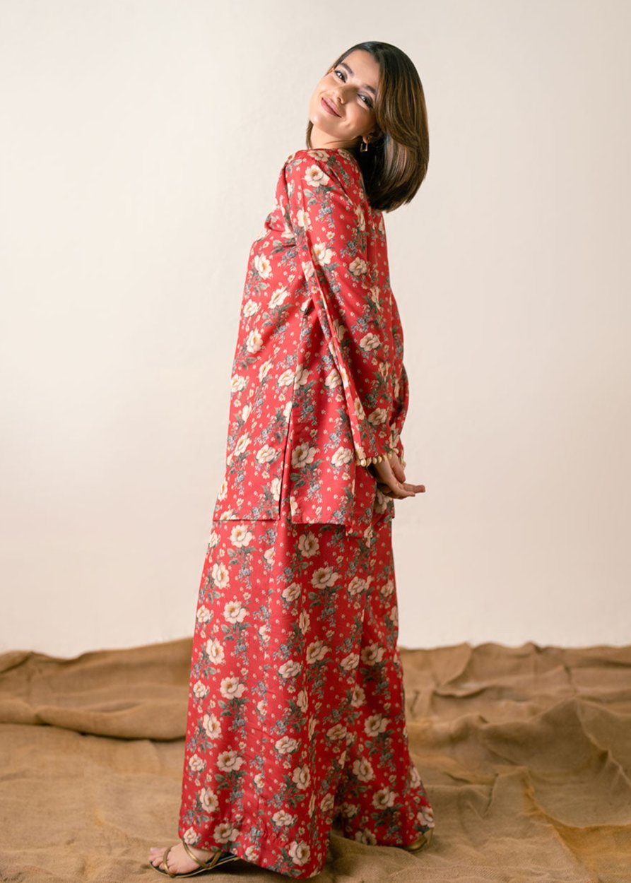 PRINTED ESSENTIAL 2PC CO-ORD - Golden Spice