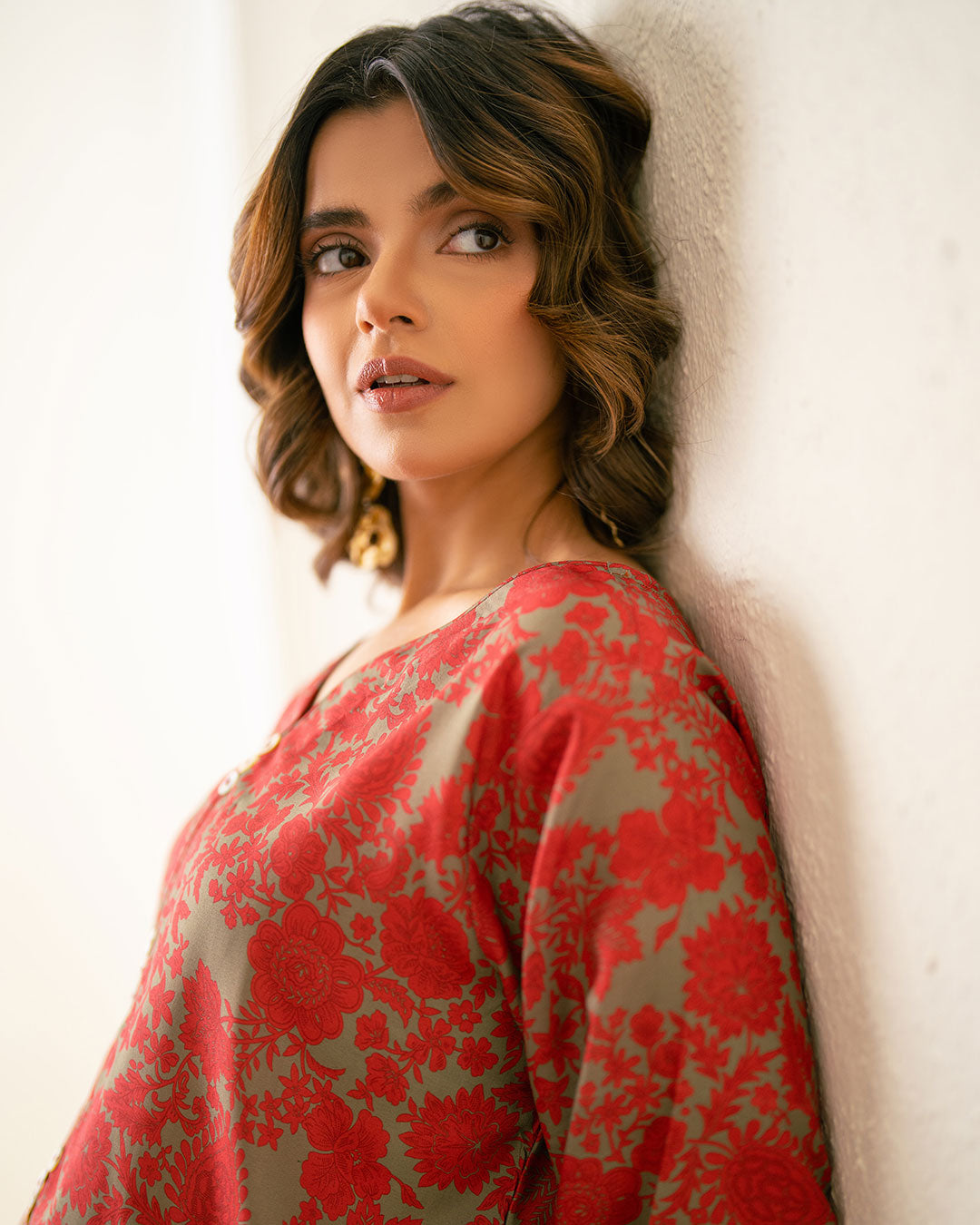 PRINTED ESSENTIAL 2PC CO-ORD - Sage