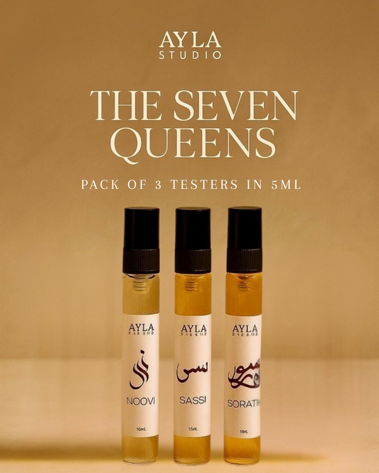 Pack of 3 Queens Perfume - 5 ml
