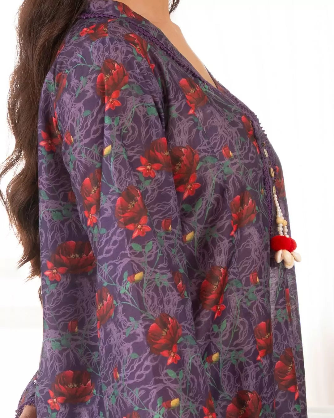 PRINTED ESSENTIAL CO-ORD - Purple Haze