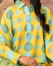PRINTED ESSENTIAL CO-ORD - Warm Mint