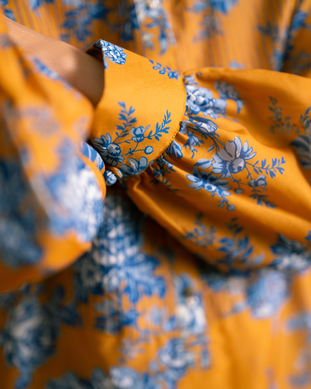 PRINTED ESSENTIAL 2PC CO-ORD - Saffron Mix