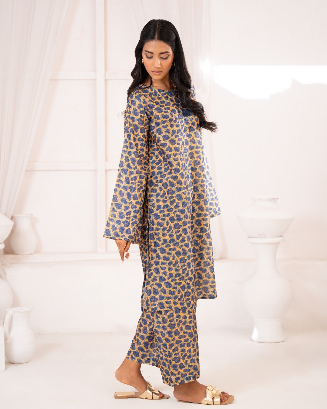 PRINTED ESSENTIAL CORD - Leopard Garden