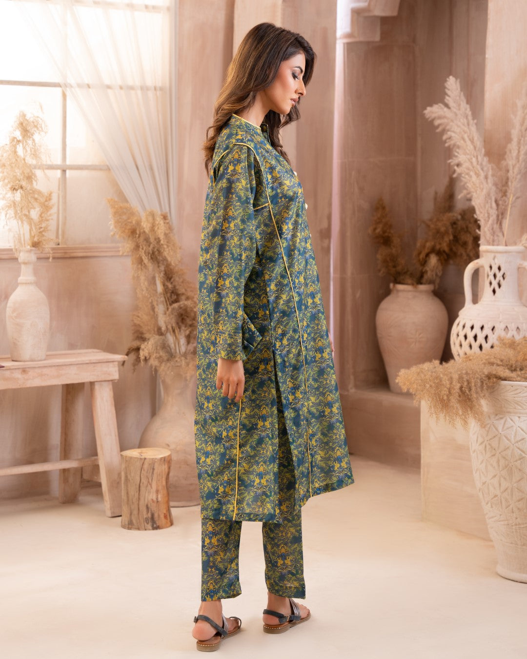 PRINTED ESSENTIAL CO-ORD - Midnight Garden