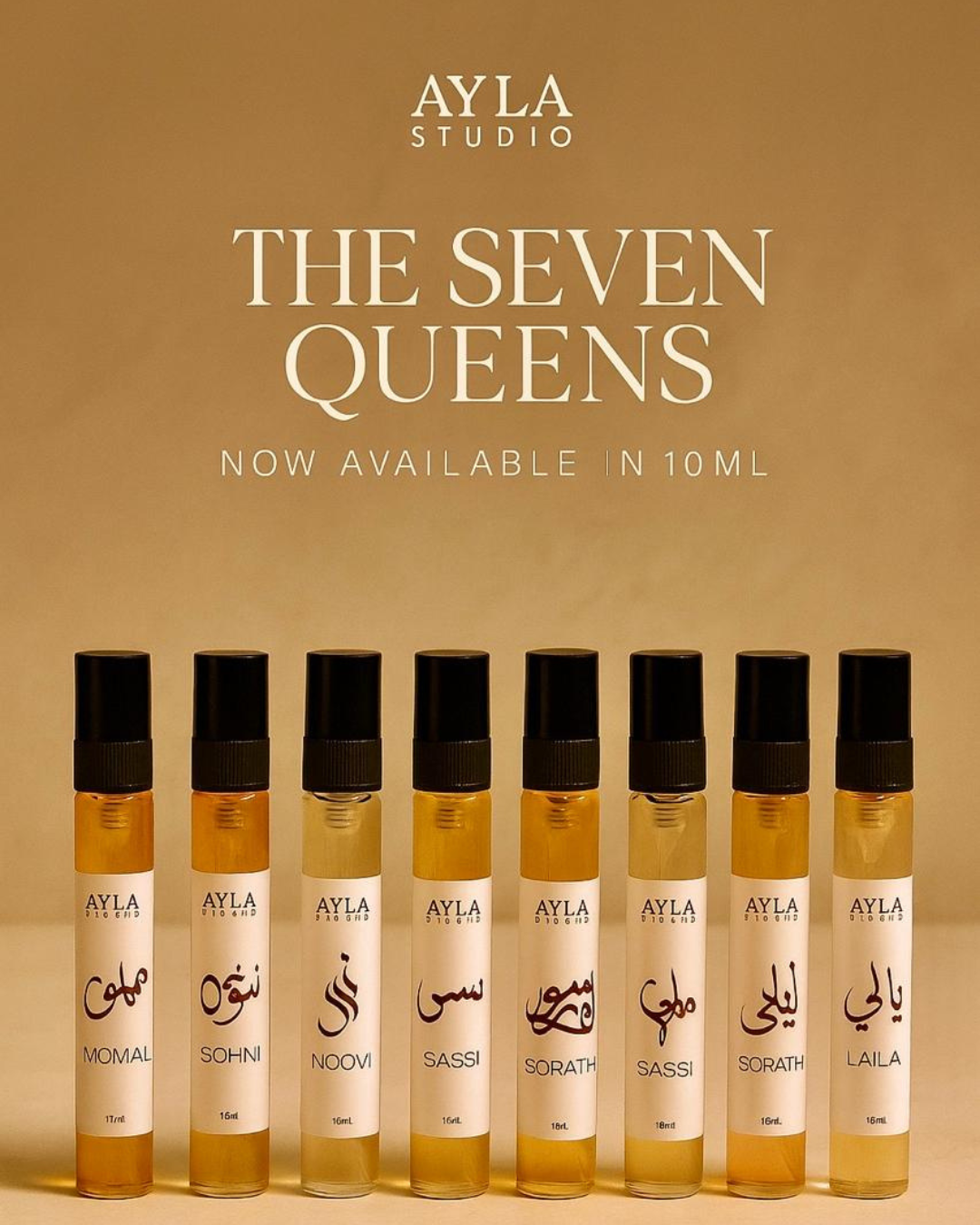 The Seven Queens Perfume Set of 7 – 10ml