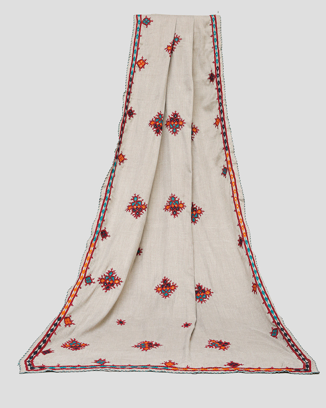 EMBROIDERED PASHMINA SHAWL - ZAHRAH