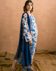 Eyptian Blue - Dupatta