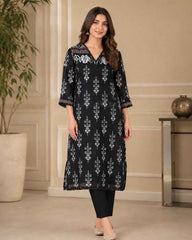 Black & White Premium Lawn Two-Piece Suit | A1126116V