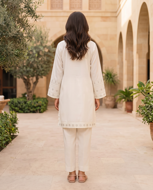 2 pcs solid embroidery- CHANDNI