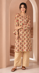 Floral Printed Lawn Suit | Premium 2-Piece Unstitched Summer Collection