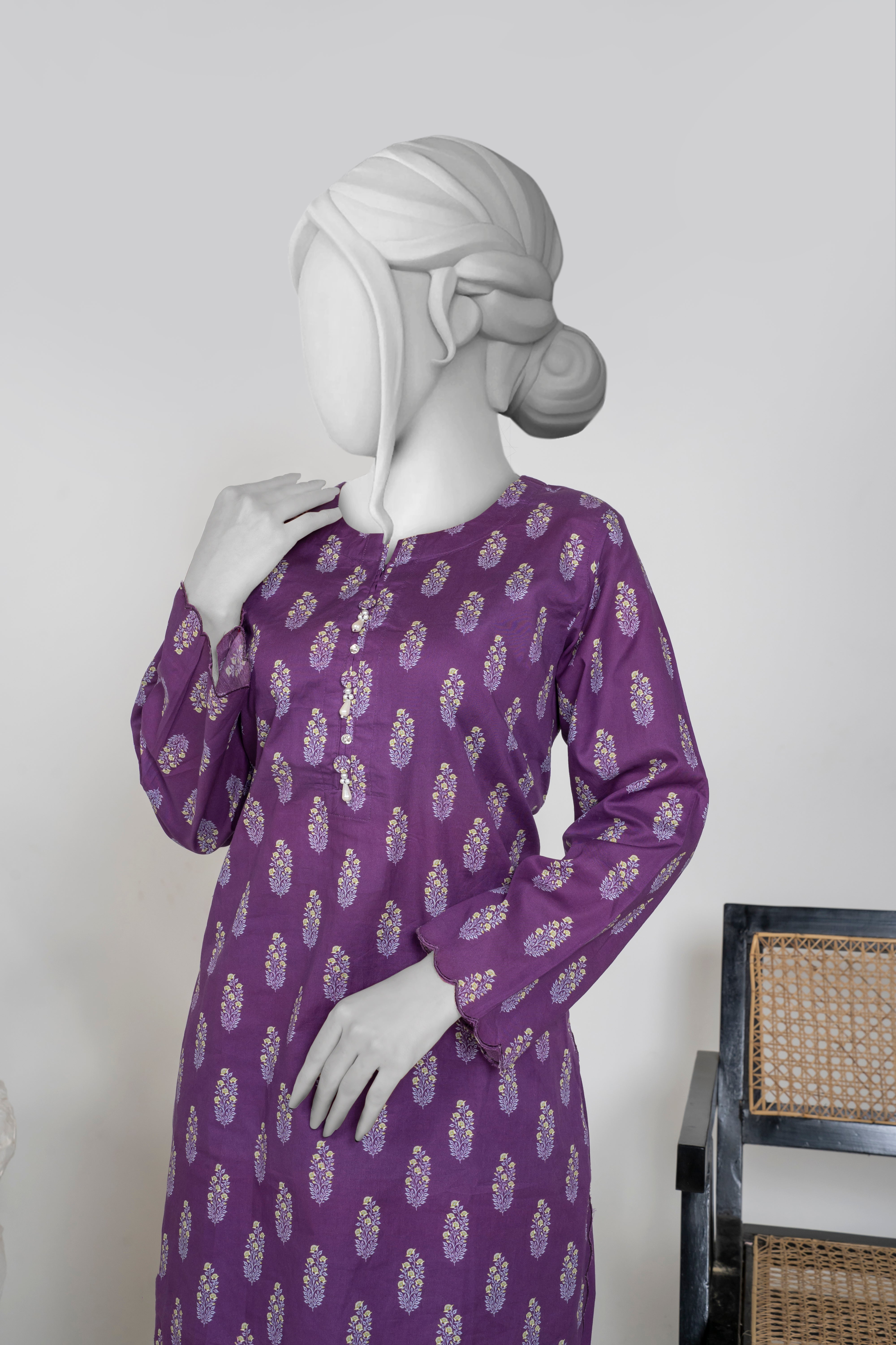 Jacquard 3-Piece (Purple)