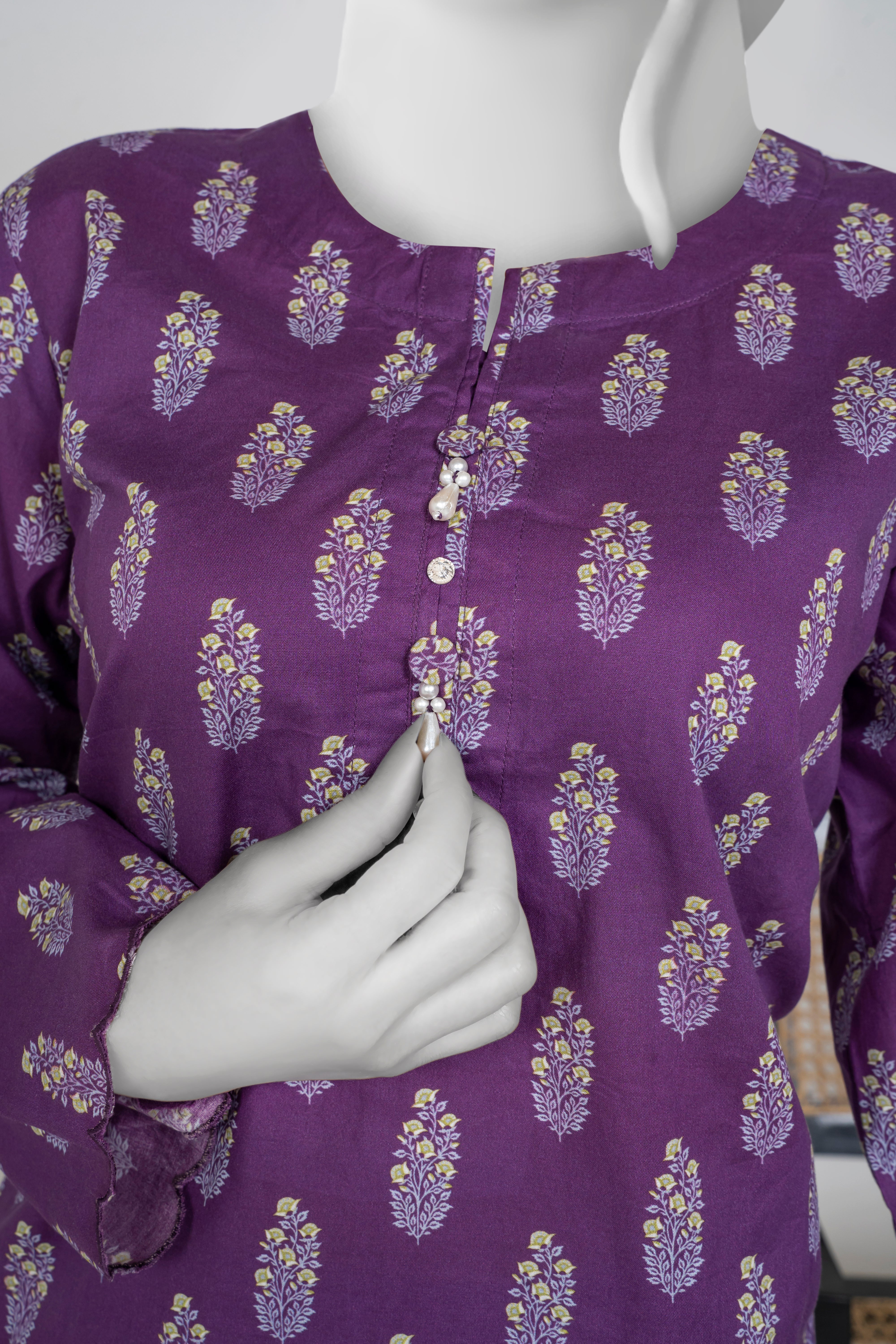 Jacquard 3-Piece (Purple)