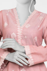 Solid Embroidered | 2-Piece RTW | Pink