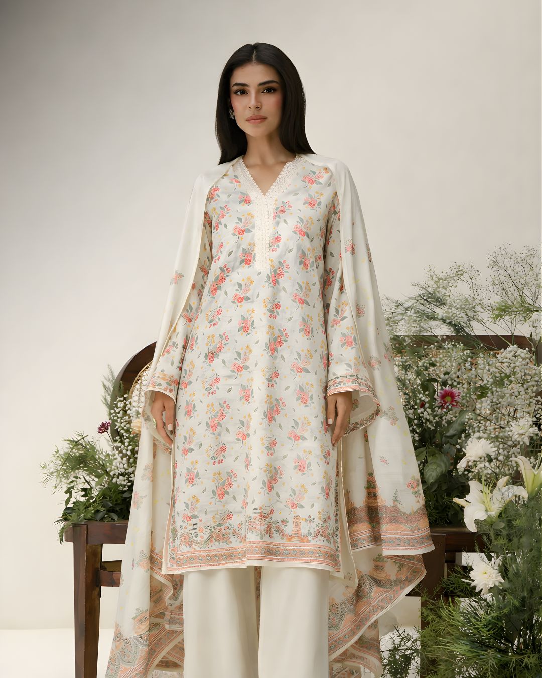 Gul-e-Narma | Jacquard 3-Piece