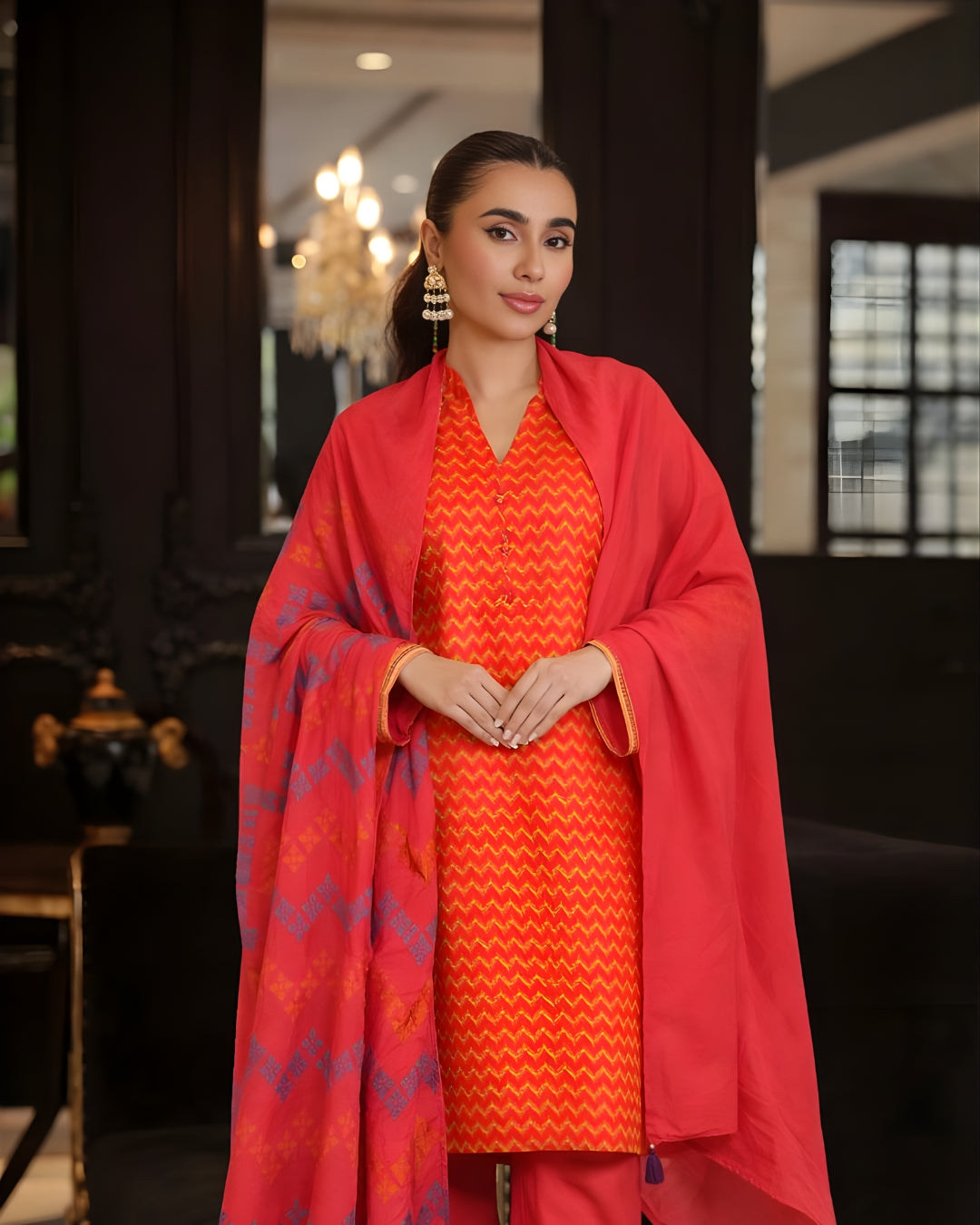 Gulnaar Wave | Jacquard 3-Piece
