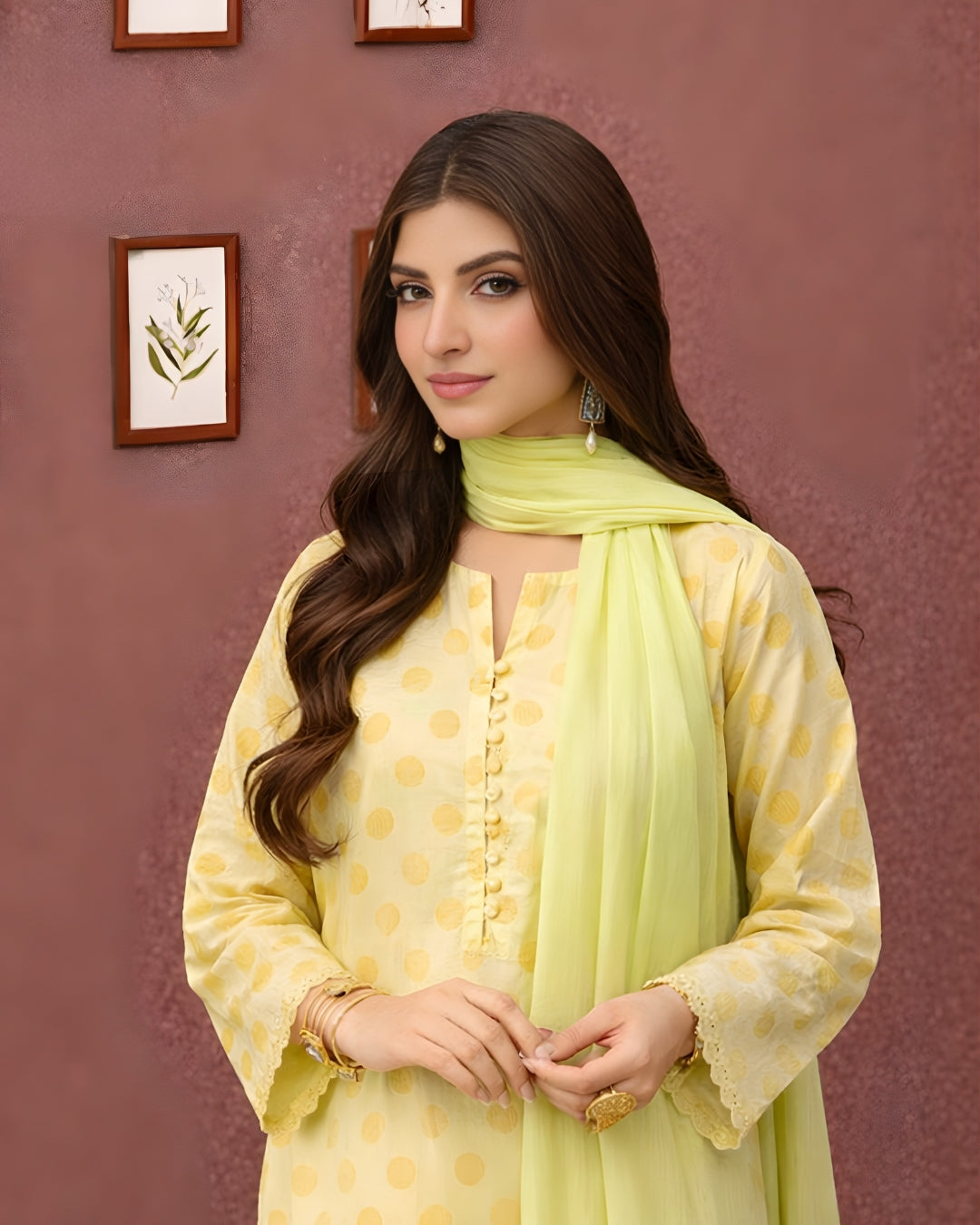 Lemon Baft | Jacquard 3-Piece
