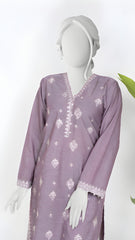 Solid Embroidered | 1-Piece RTW | Lilac