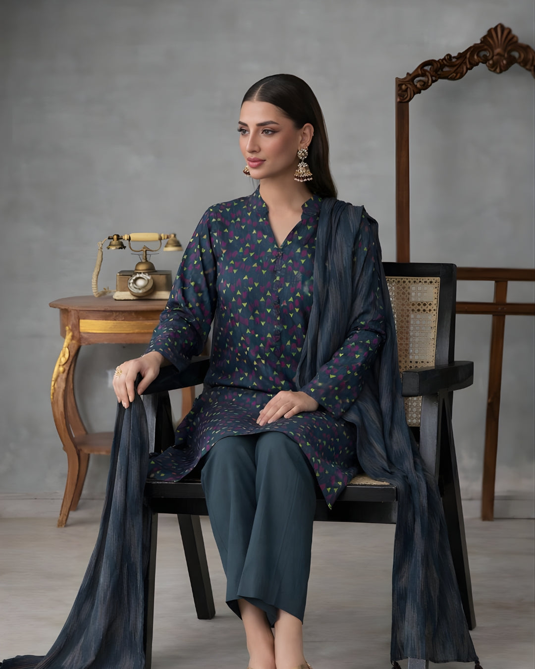 Neel Kamal | Jacquard 3-Piece