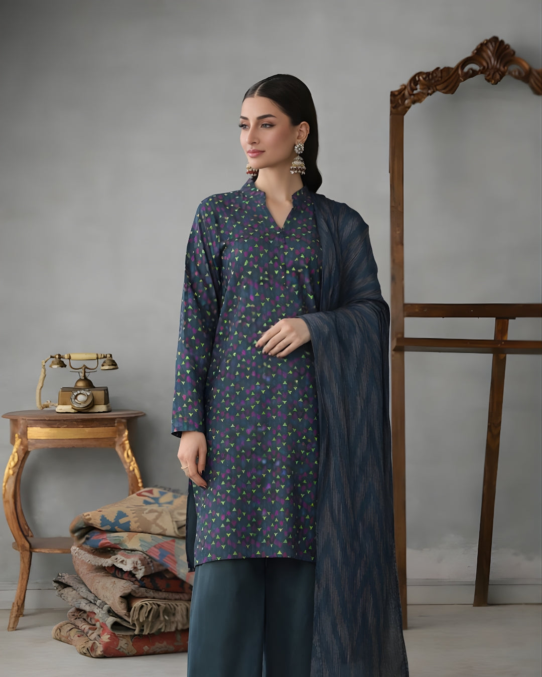 Neel Kamal | Jacquard 3-Piece