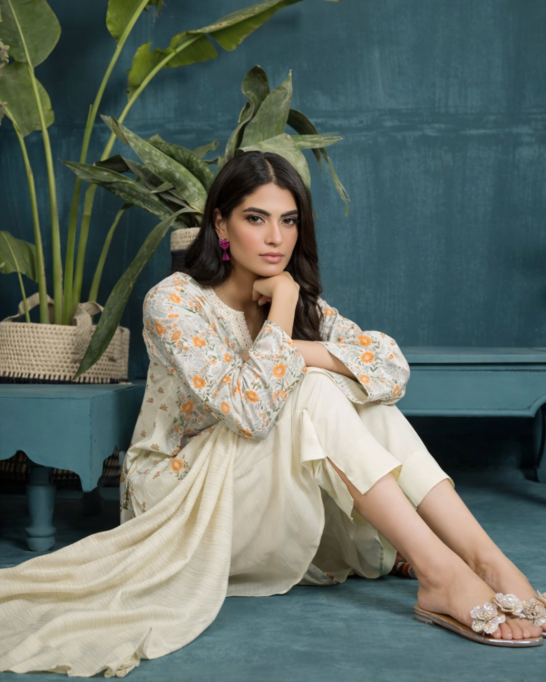 Sunehri Subah | Jacquard 3-Piece