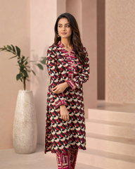 Geometric Printed Lawn Suit | Premium 2-Piece Unstitched Summer Collection