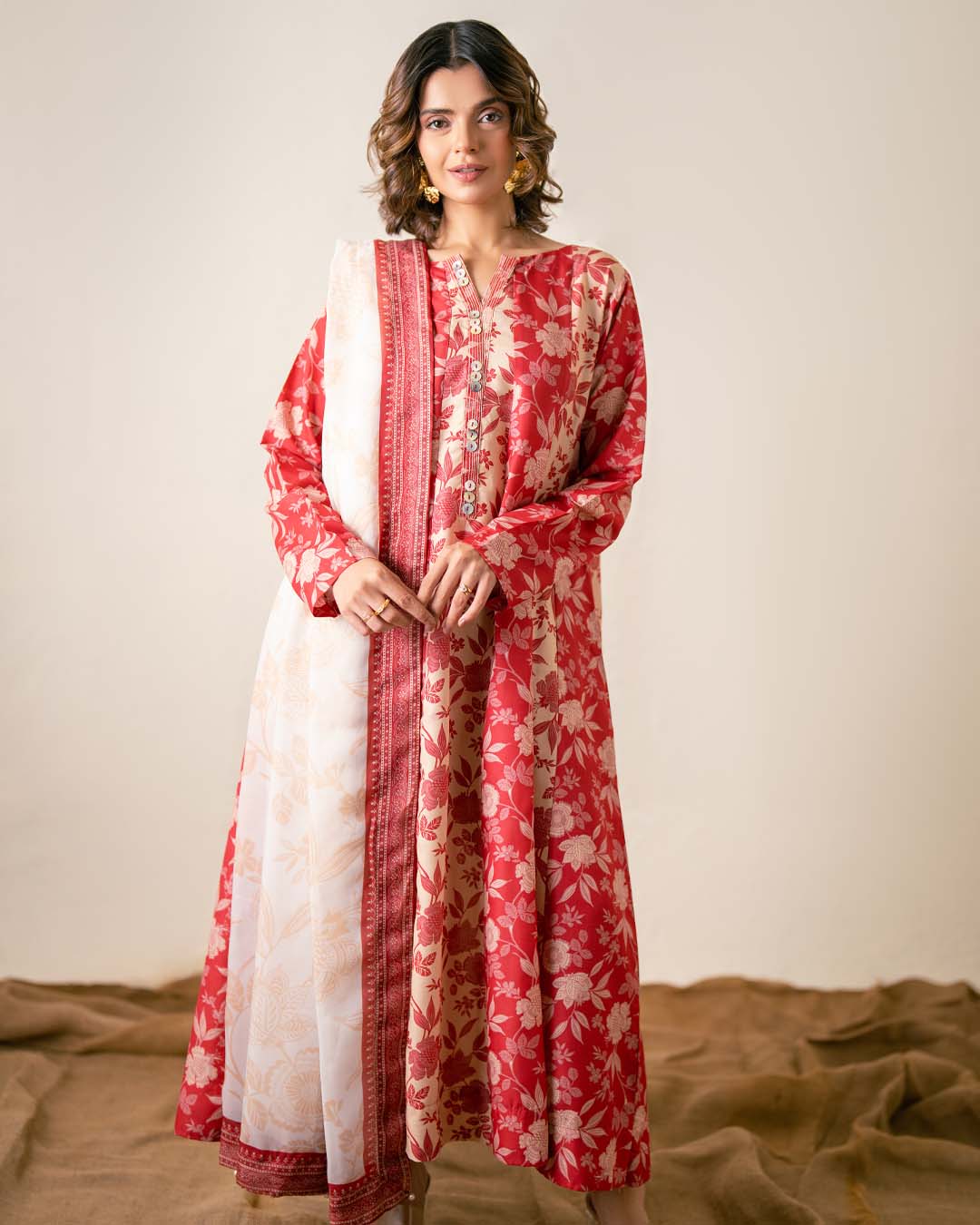 Antique White - Dupatta