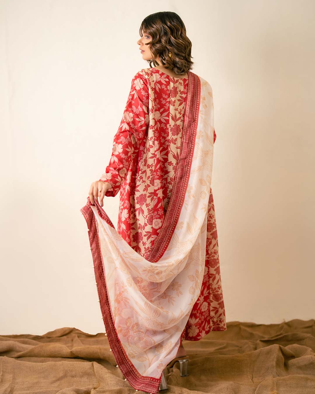 Antique White - Dupatta